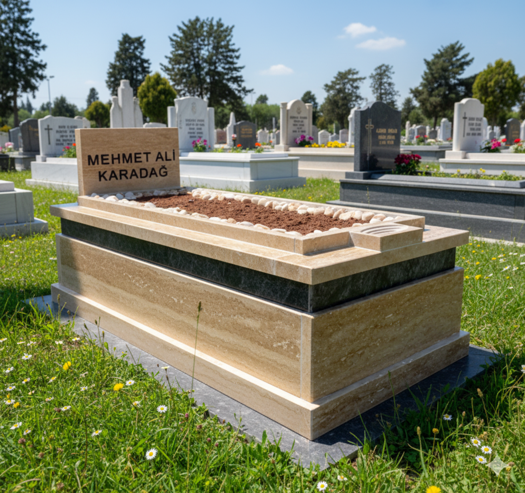 Kalın Traverten Mezar